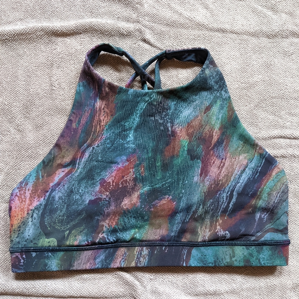 Lululemon High Neck Energy Bra Size 10